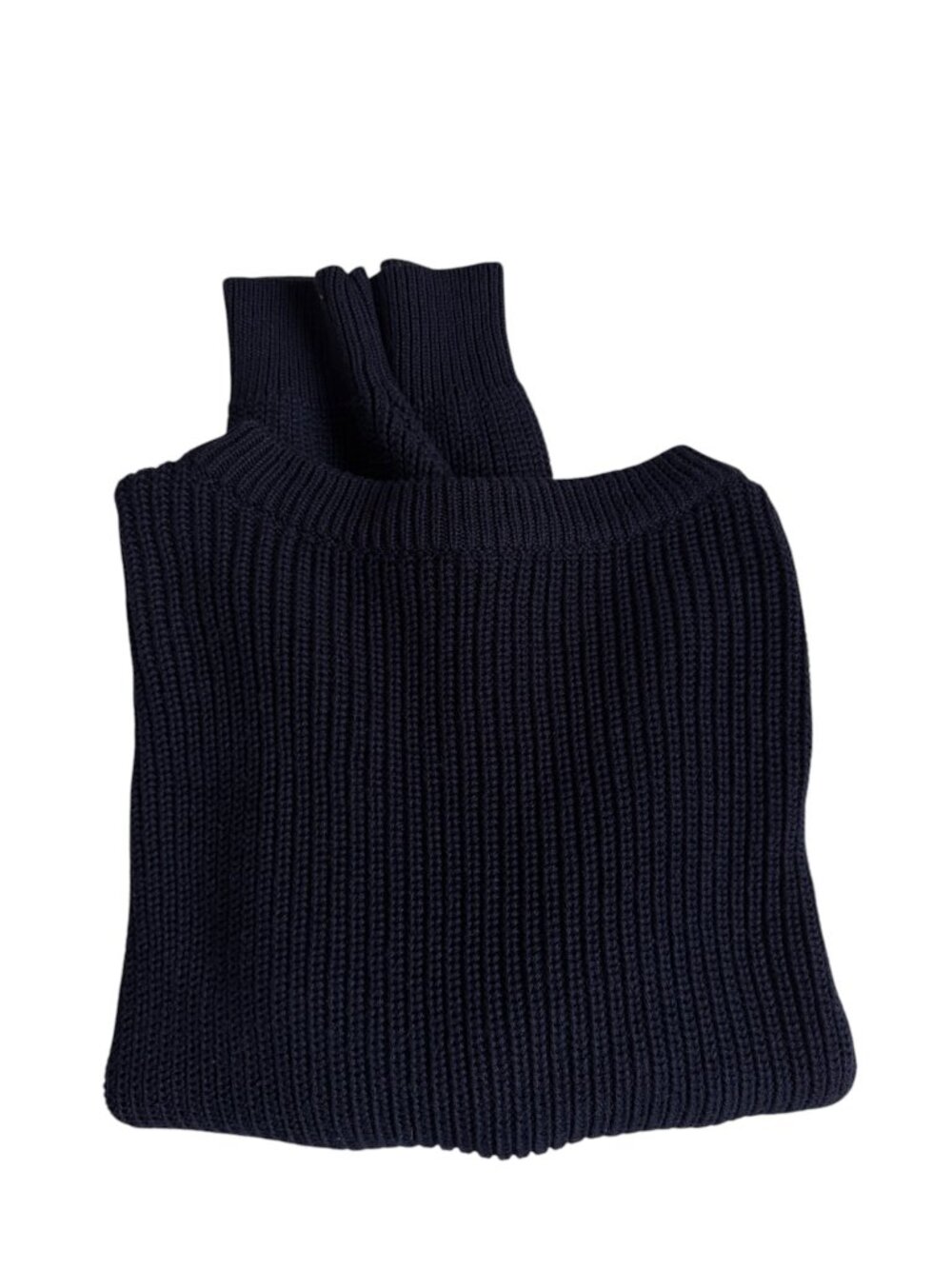 Brandy Melville Knit Crewneck Sweater (Navy Blue) - O/S